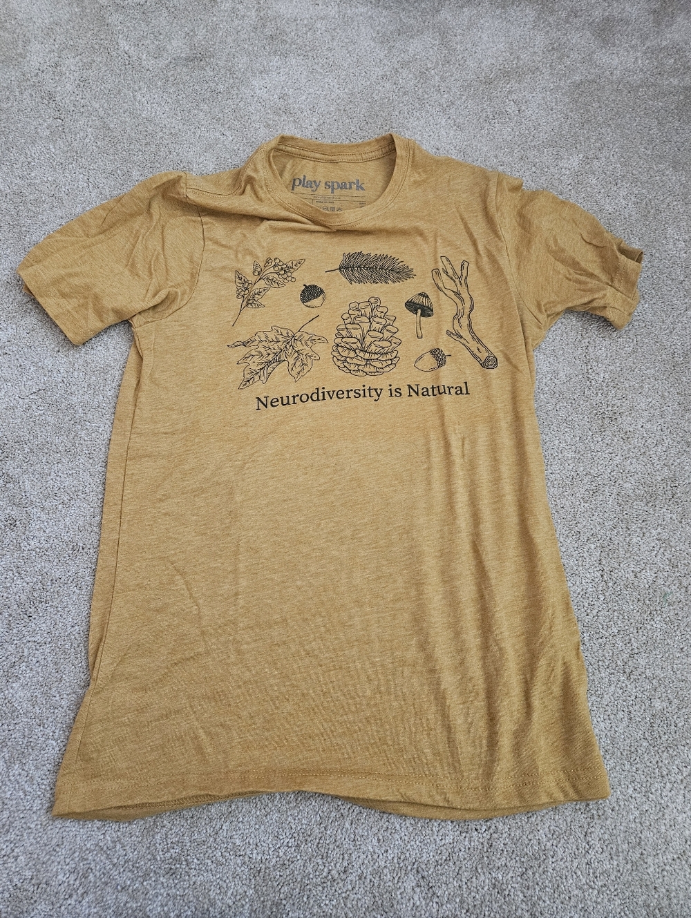 Play Spark "Neurodiversity Is Natural" Tee, Small
